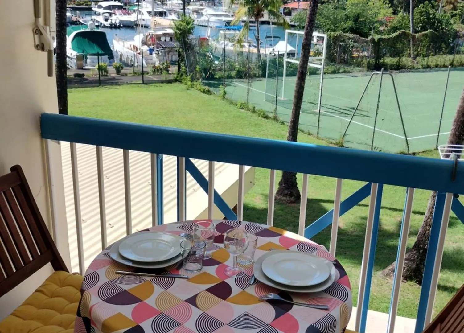 Charmant T1 avec vue sur marina Les Trois-Ilets 0*,