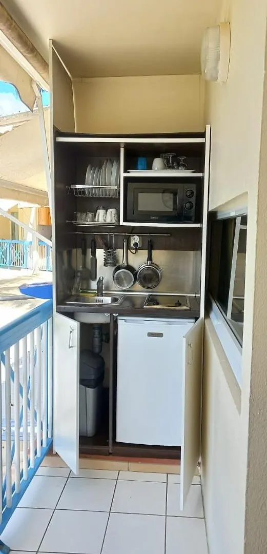 Charmant T1 avec vue sur marina Les Trois-Ilets Appartement